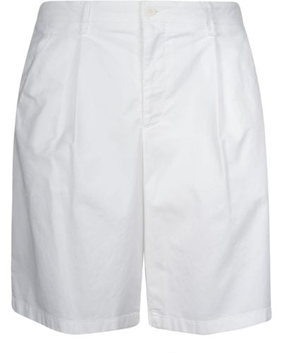 Giorgio Armani Buttoned Shorts - White