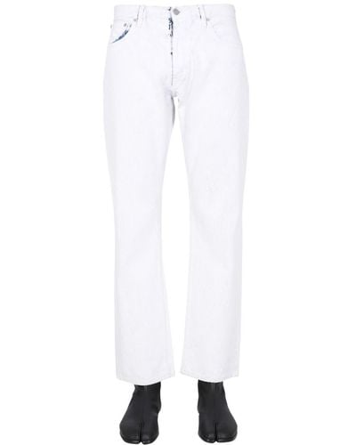 Maison Margiela Boyfriend Jeans - White