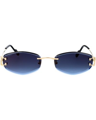 Cartier Ct0467S Sunglasses - Blue
