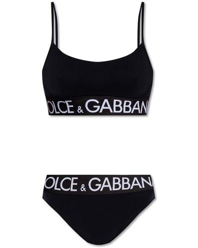 Dolce & Gabbana Two-piece Swimsuit - Black