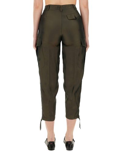 Aspesi Cropped Trousers - Green