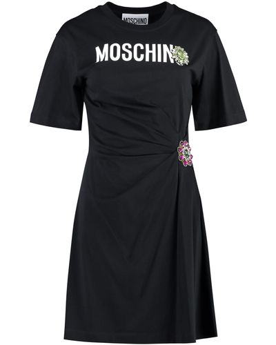 Moschino Cotton Mini-dress - Black