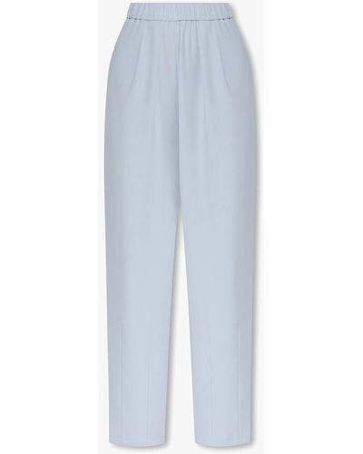 Giorgio Armani Relaxed-Fitting Trousers - Blue