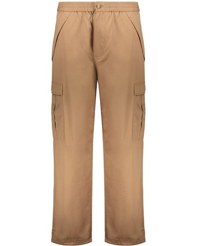 Burberry Cotton Cargo-Trousers - Natural