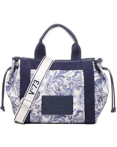 V73 Anemone Shopping Bag - Blue