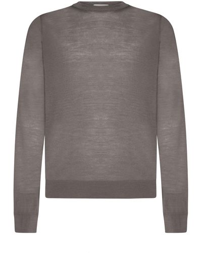 Piacenza Cashmere Sweater - Gray