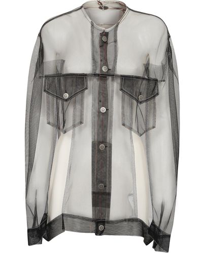 Maison Margiela Trasparent Shirt - Gray