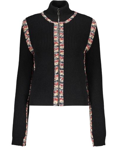 Missoni Wool Stand-Up Collar Sweater - Black