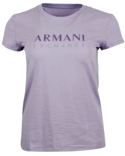 Armani T-Shirts And Polos - Purple