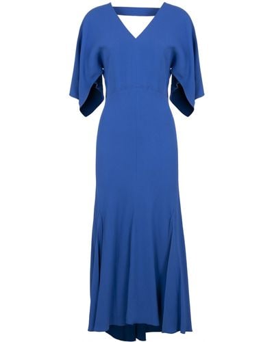 Victoria Beckham Cady Dress - Blue