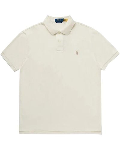 Polo Ralph Lauren Pony Embroidered Polo Shirt - White