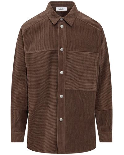 Ambush Velvet Shirt - Brown