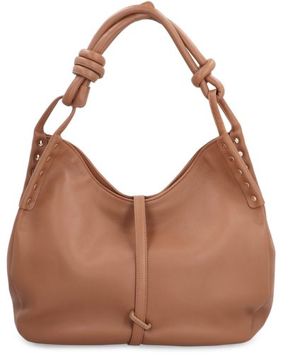 Zanellato Ima Leather Shoulder Bag - Brown