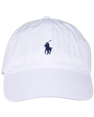 Ralph Lauren Logo-Embroidered Baseball Cap - White