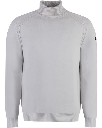 Rrd Cotton Turtleneck Sweater - Gray