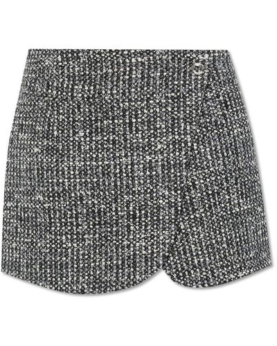 Coperni Tweed Skirt - Gray