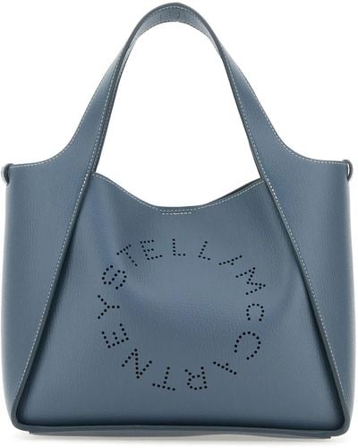 Stella McCartney Air Force Blue Alter Mat Stella Logo Shoulder Bag