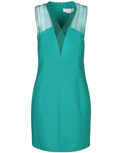 Genny Stretch Cady Mini Dress - Green