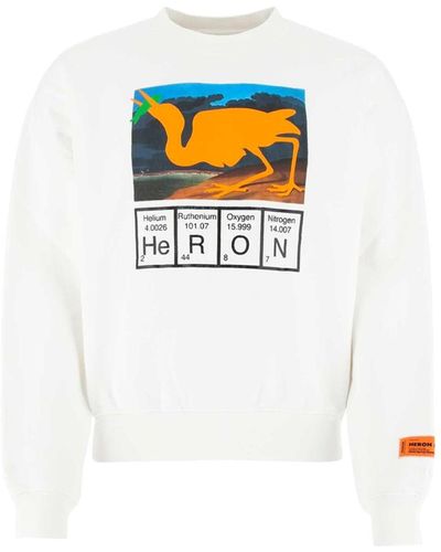 Heron Preston Periodic Table Print Sweatshirt - White