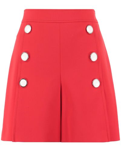 Boutique Moschino High-rise Shorts - Red
