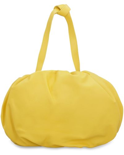 Bottega Veneta The Bulb Leather Bag - Yellow