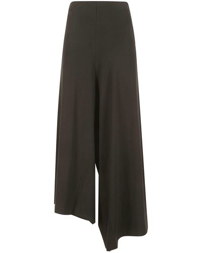 Stefano Mortari Wide Leg Knitted Pants - Black