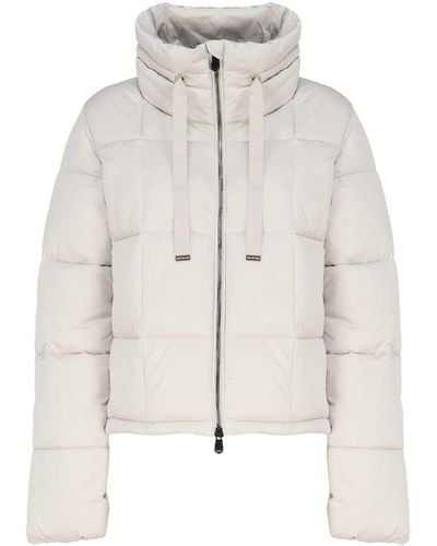 Save The Duck High-neck Down Jacket - White