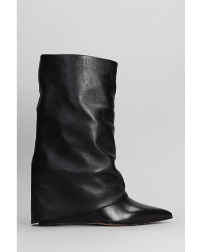 The Seller Ankle Boots Inside Wedge - Black