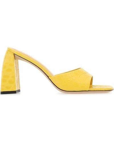 BY FAR Sandals - Yellow