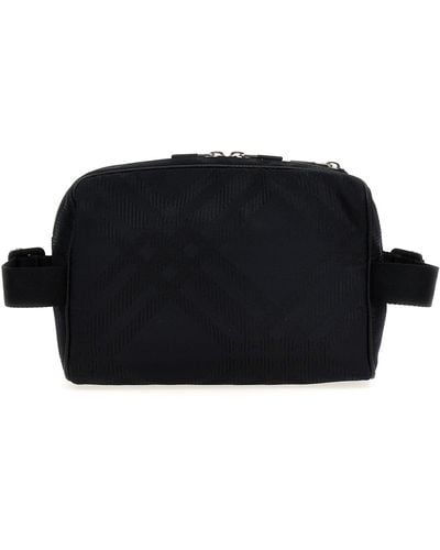 Burberry Check Fanny Pack - Black