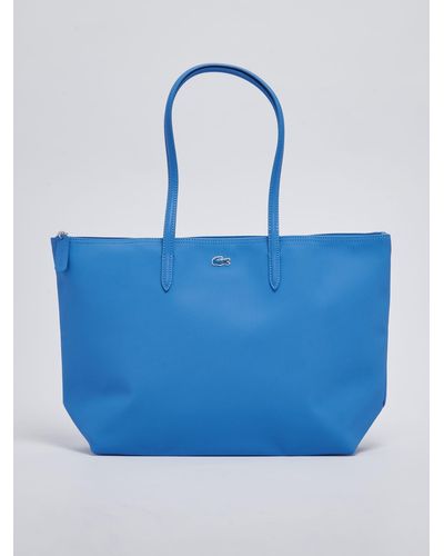 Lacoste Pvc Shopping Bag - Blue