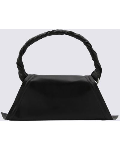 Y. Project Leather Shoulder Bag - Black
