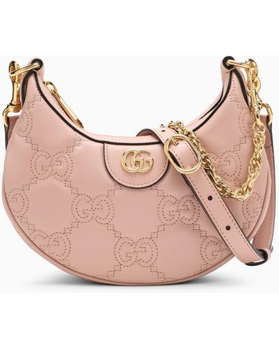 Gucci Quilted Gg Mini Bag - Pink