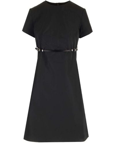 Givenchy Taffeta Sheath Dress - Black