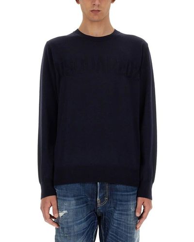 DSquared² Wool Jersey - Blue