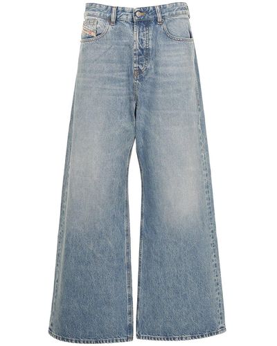 DIESEL 1996 D-Sire Low-Rise Wide-Leg Jeans - Blue