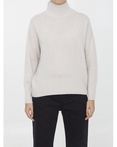 Allude Cashmere Sweater - White