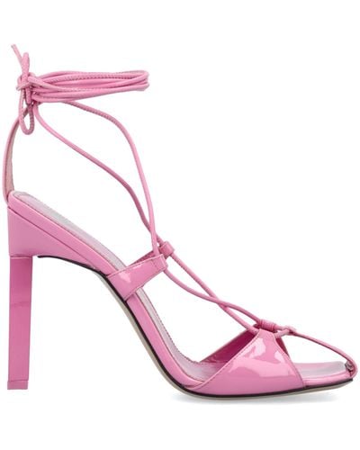 The Attico Adele Lace-up Sandal 105 - Pink