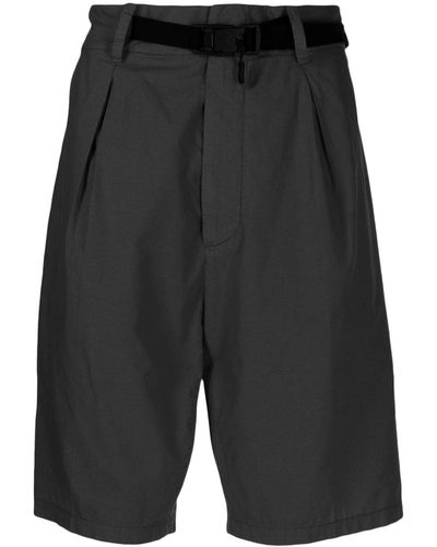 N°21 Black Cotton Shorts