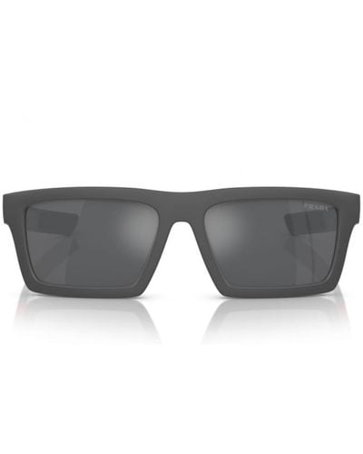 Prada Linea Rossa Ps02Zsu 18K60A Sunglasses - Grey