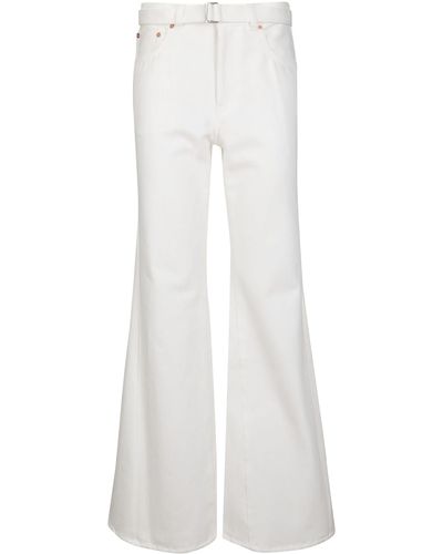 Sacai Denim Trousers - White