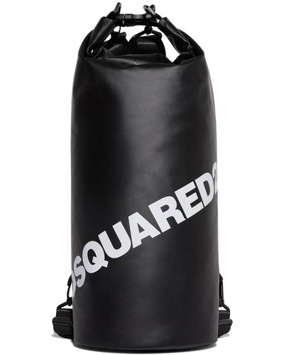 DSquared² Sub Logo Printed Backpack - Black