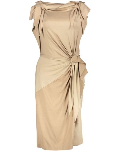 BURBERRY - Tb Silk Dress