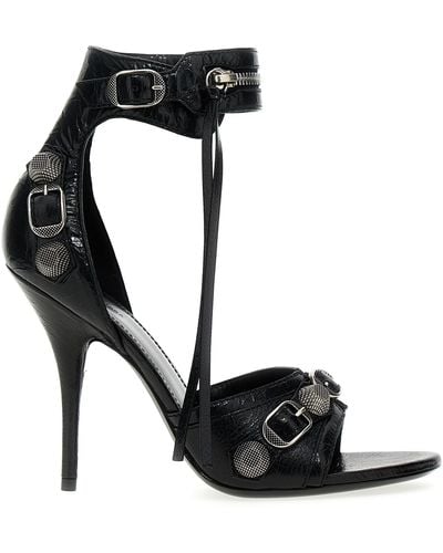 Balenciaga Cagole Sandals - Black
