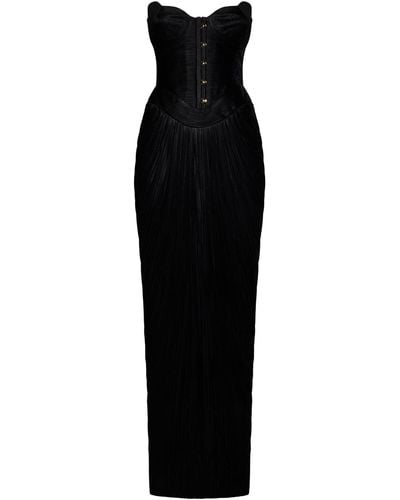 Maria Lucia Hohan Hailey Long Dress - Black