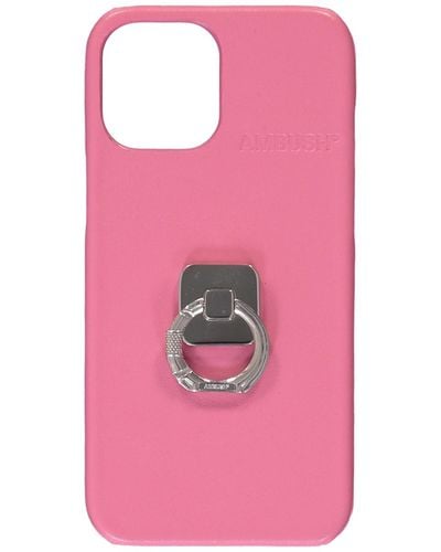 Ambush Logo Detail Iphone 12Promax Case - Pink