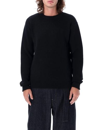 Jil Sander Sweater Zip Side - Black