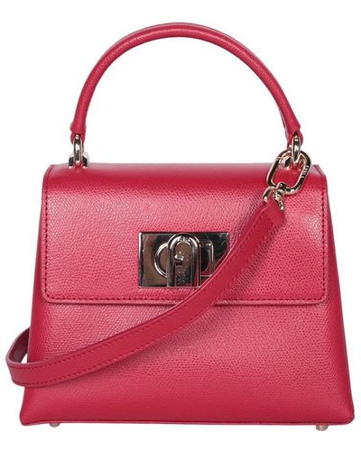 Furla 1927 Twist-lock Mini Tote Bag - Pink