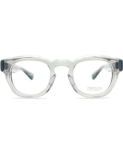 Matsuda M1029 - Gray Crystal Glasses - Black