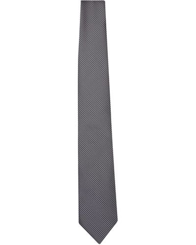 Tom Ford Tf Logo Black Tie - White